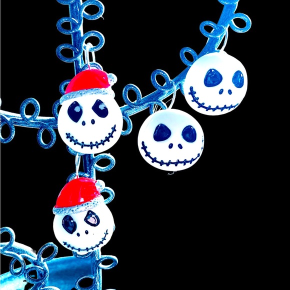 Jack Skellington Christmas Earring Set of Two (2) - Picture 3 of 6